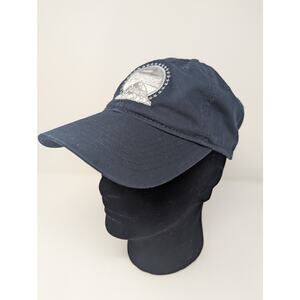 Vintage Paramount Pictures Studios Adjustable Navy Bue Hat Cap Strapback